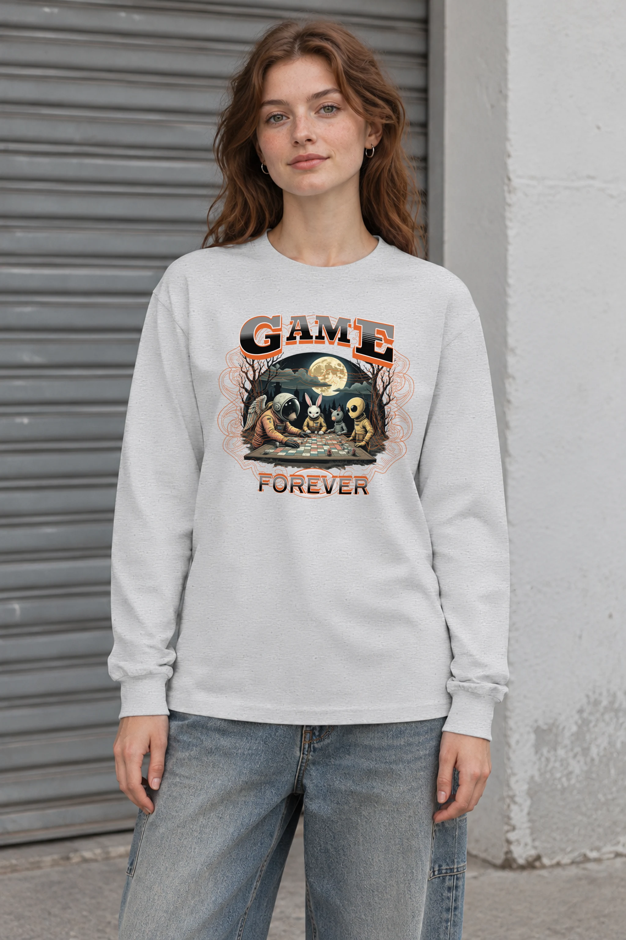"Game Forever" Unisex Longsleeve T-shirt