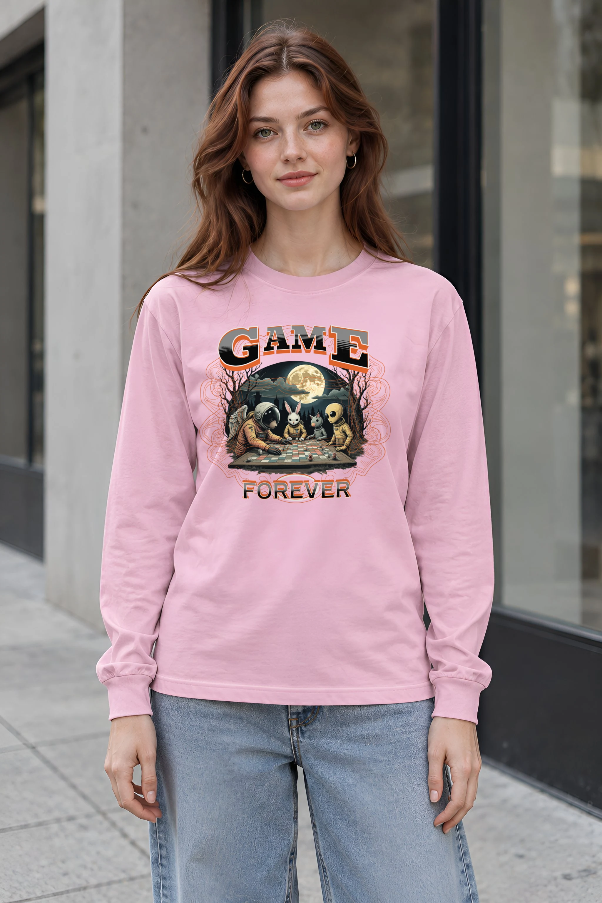 "Game Forever" Unisex Longsleeve T-shirt