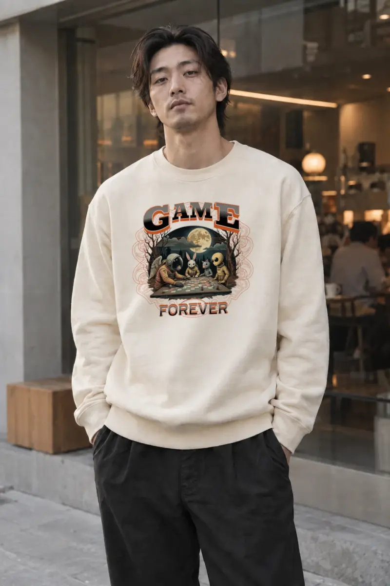 "Game Forever" Unisex Sponge Fleece Crewneck Sweatshirt | Bella + Canvas 3901