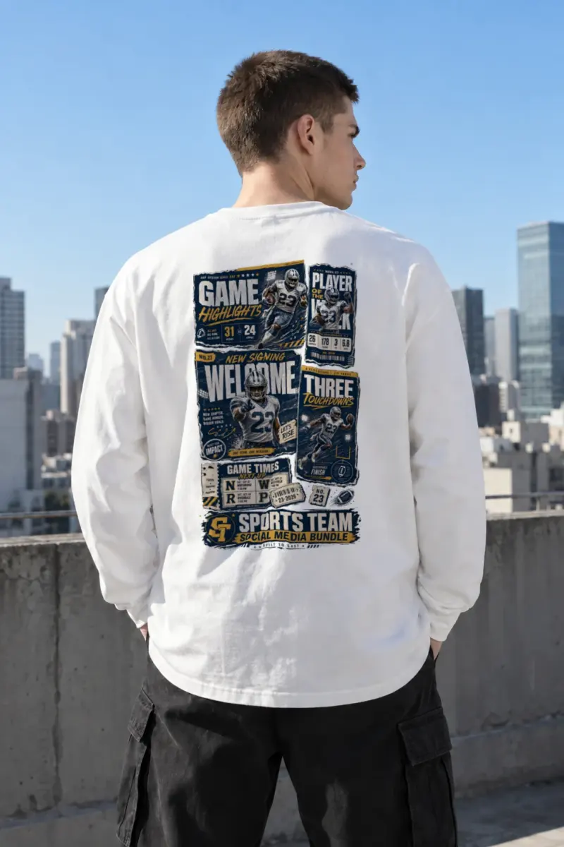 "Game Highlights 23" Unisex Longsleeve T-shirt | Gildan 2400