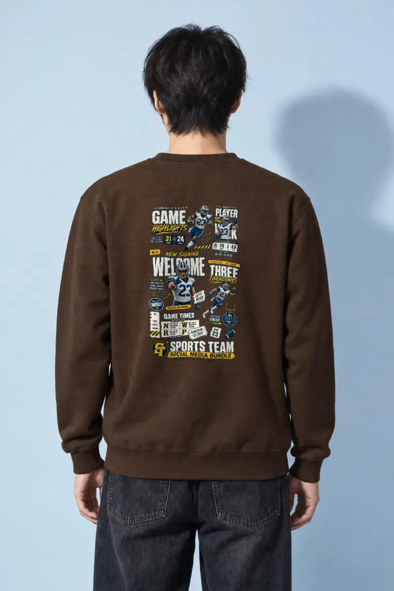 "Game Highlights" Heavy Blend Unisex Crewneck Sweatshirt