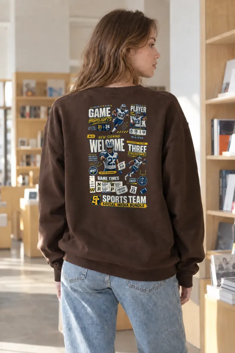 "Game Highlights" Heavy Blend Unisex Crewneck Sweatshirt