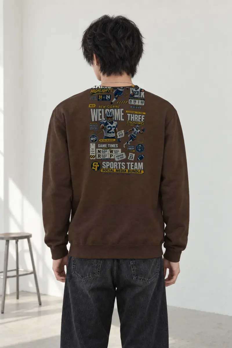"Game Highlights" Heavy Blend Unisex Crewneck Sweatshirt