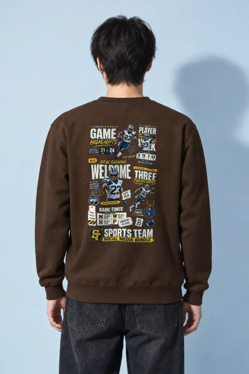 "Game Highlights" Heavy Blend Unisex Crewneck Sweatshirt