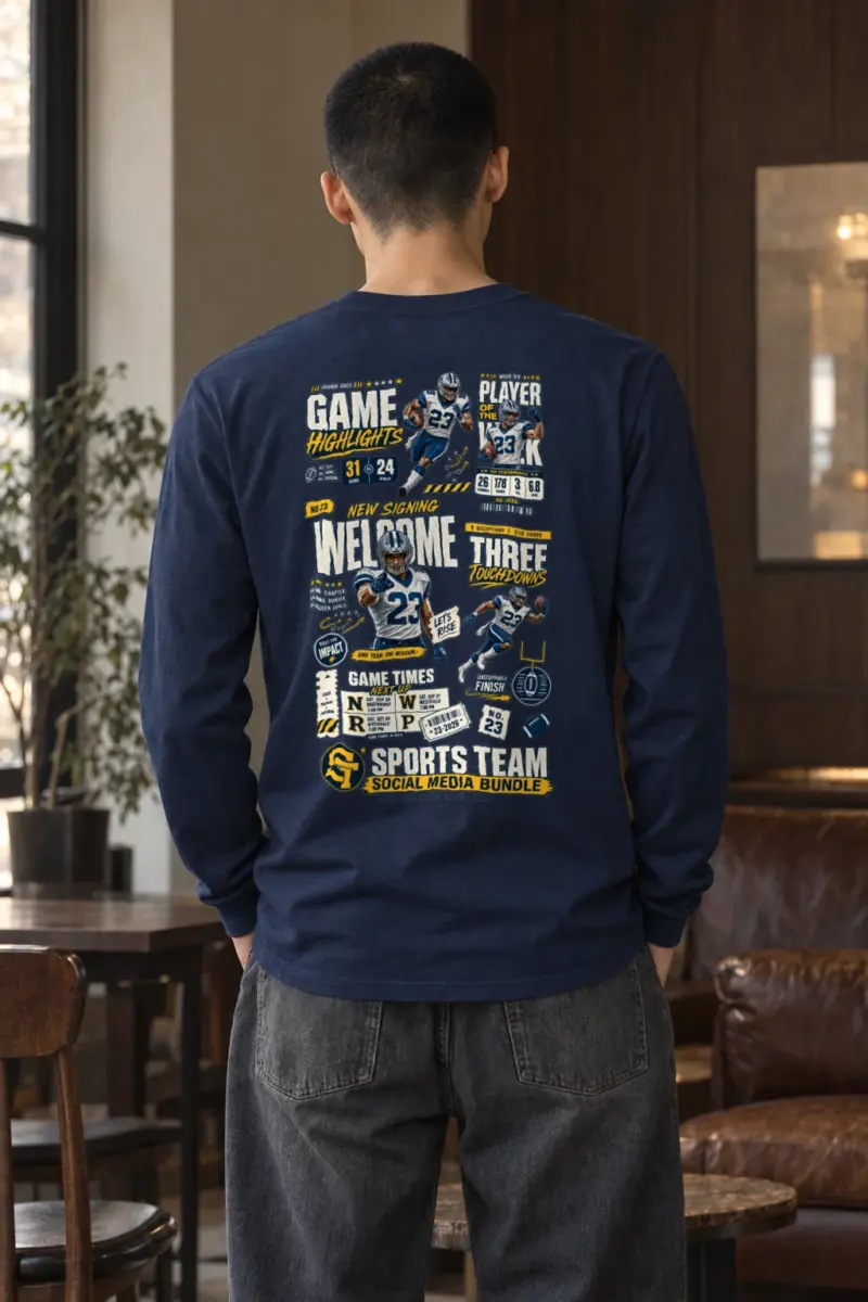 "Game Highlights" Unisex Longsleeve T-shirt | Gildan 2400