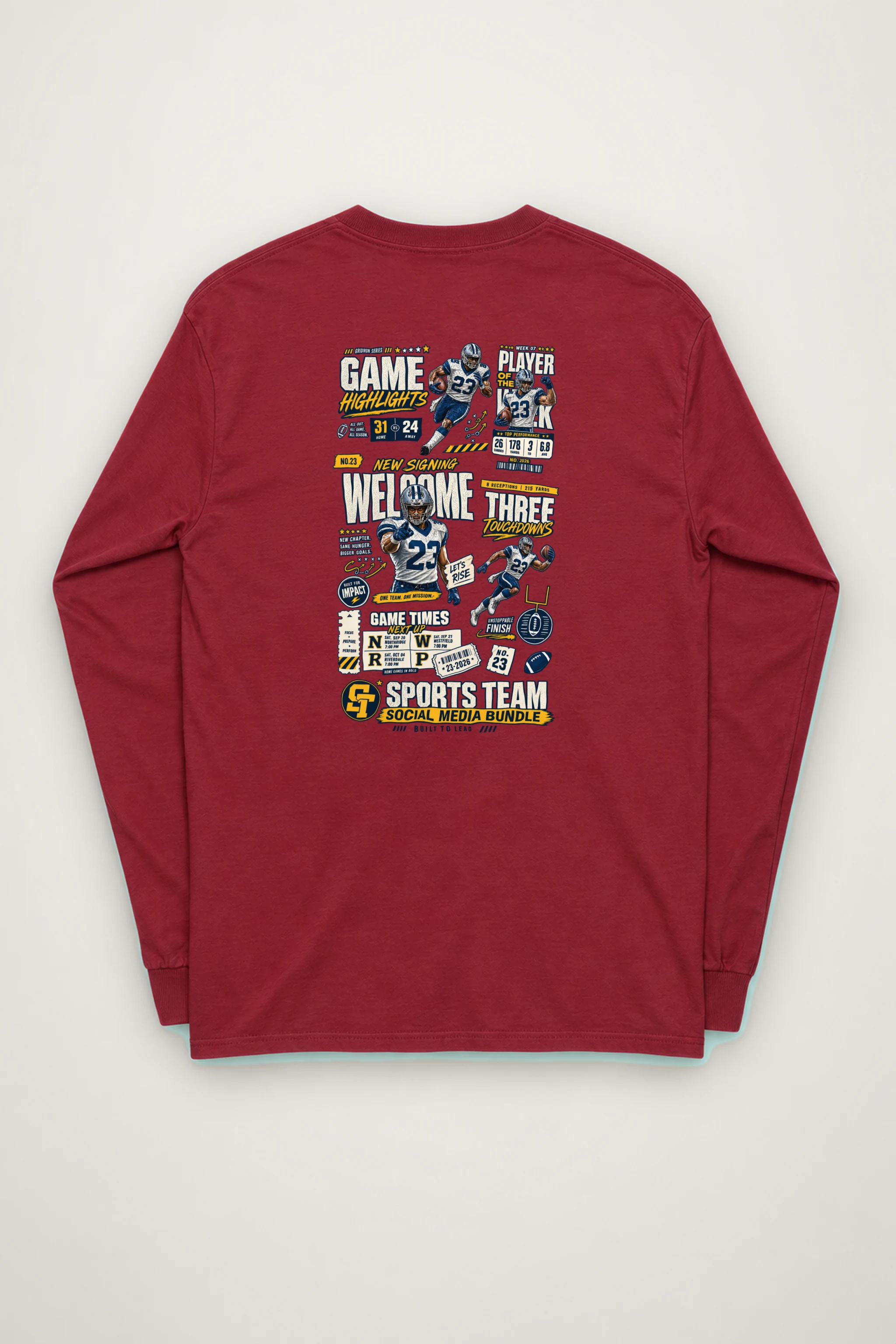 "Game Highlights" Unisex Longsleeve T-shirt