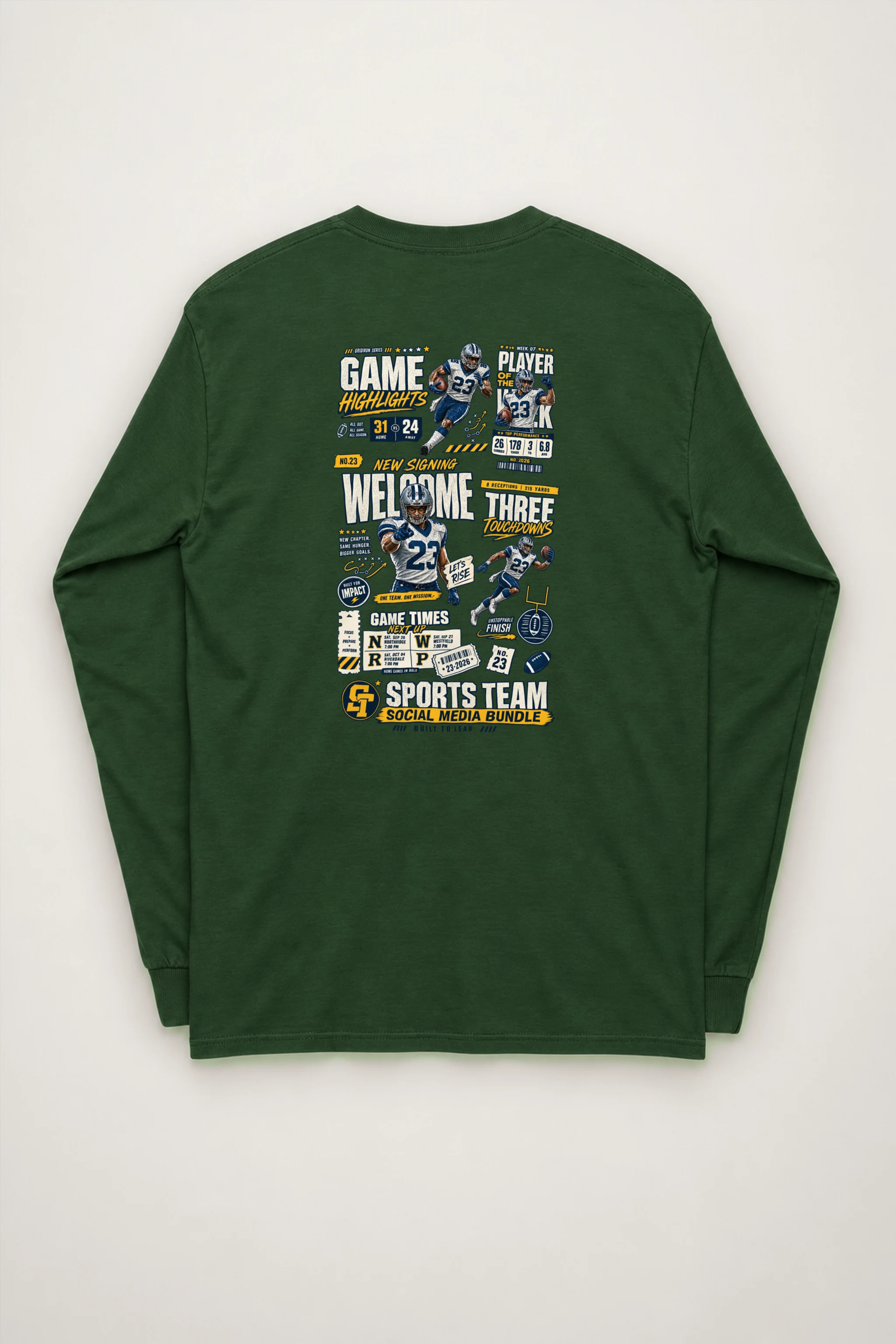 "Game Highlights" Unisex Longsleeve T-shirt