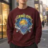"Game On 2024" Unisex Longsleeve T-shirt | Gildan 2400