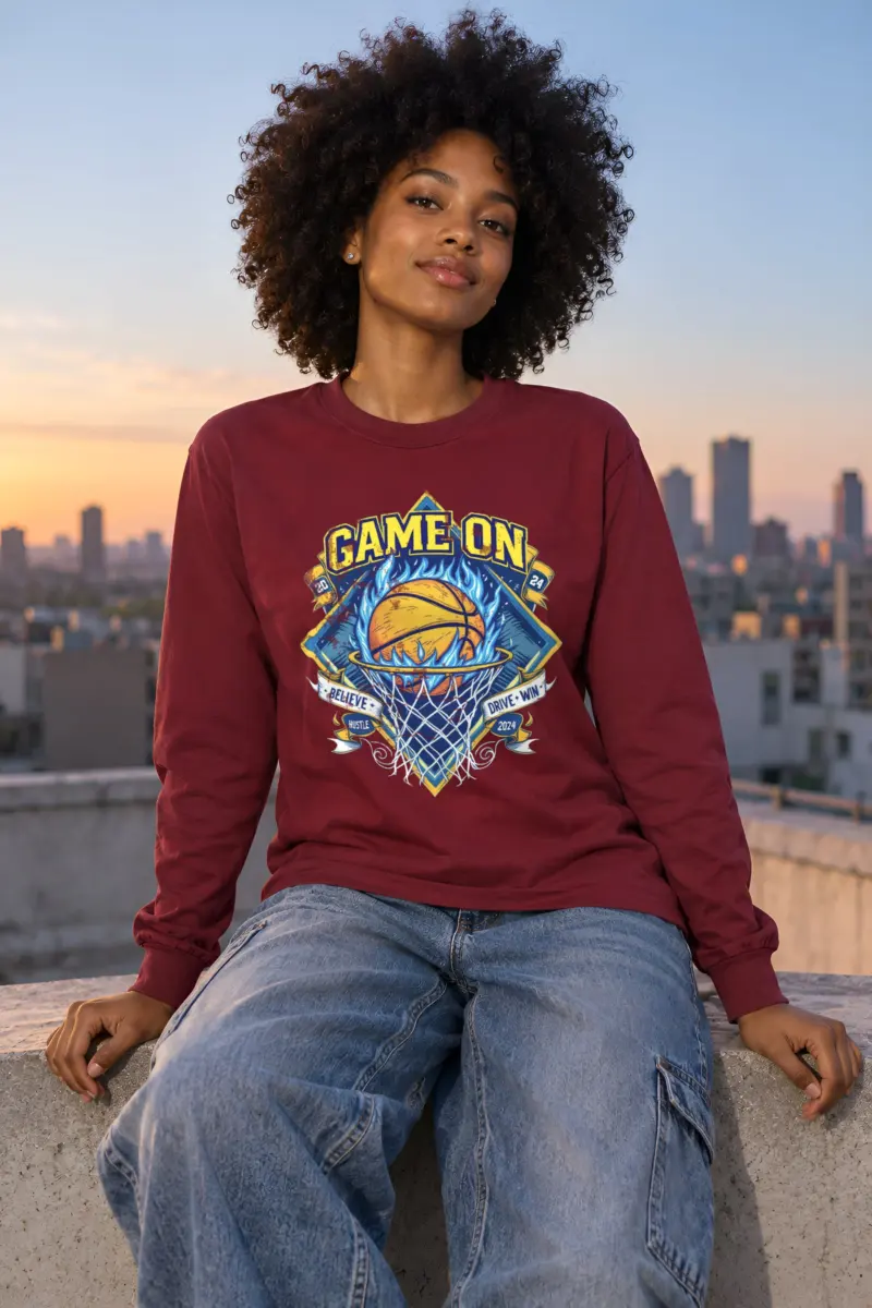 "Game On 2024" Unisex Longsleeve T-shirt