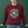 "Game On Emblem" Heavy Blend Unisex Crewneck Sweatshirt
