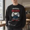 "Game On, Maybe" Heavy Blend Unisex Crewneck Sweatshirt | Gildan 18000