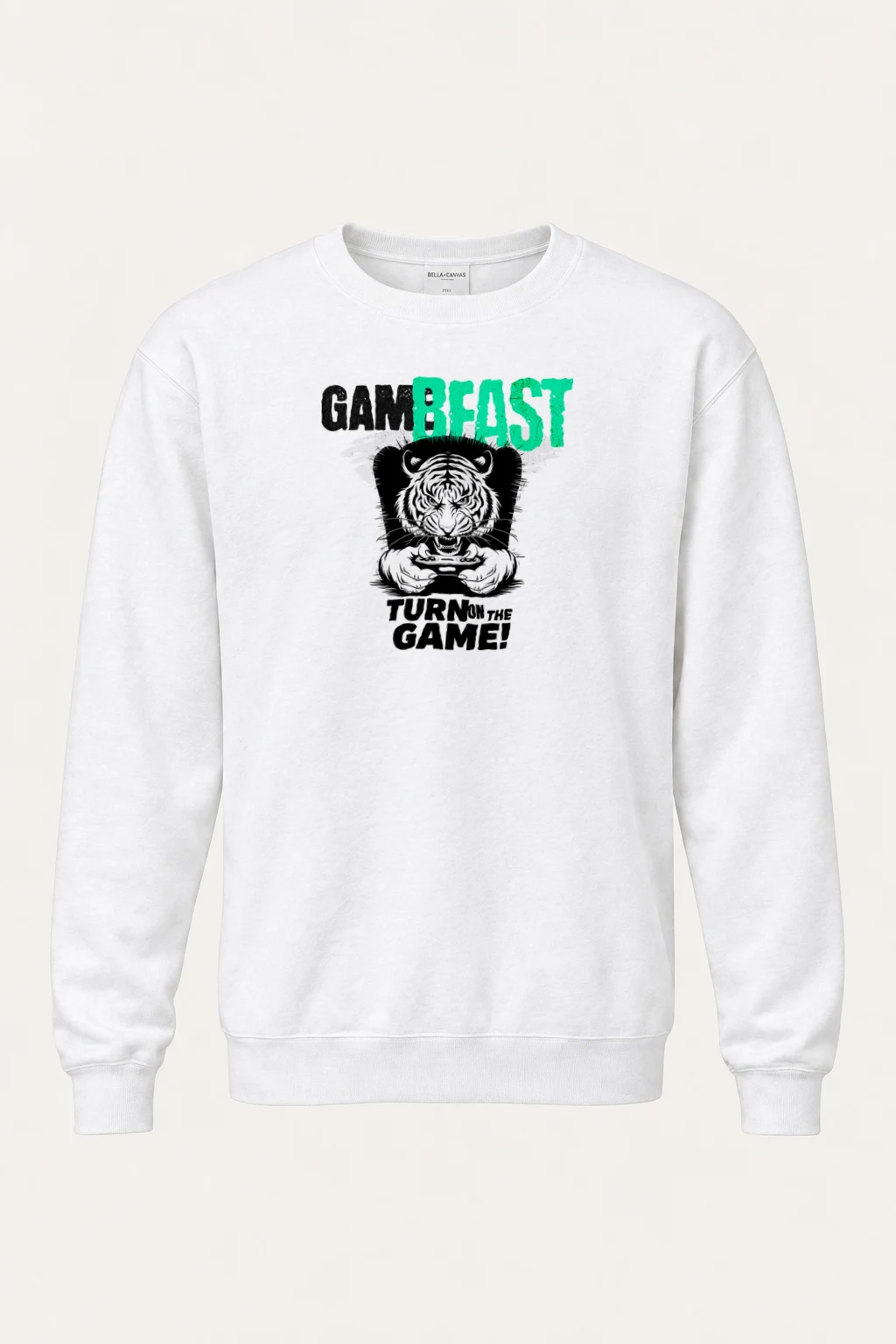 "Gamebeast Tiger" Heavy Blend Unisex Crewneck Sweatshirt | Gildan 18000