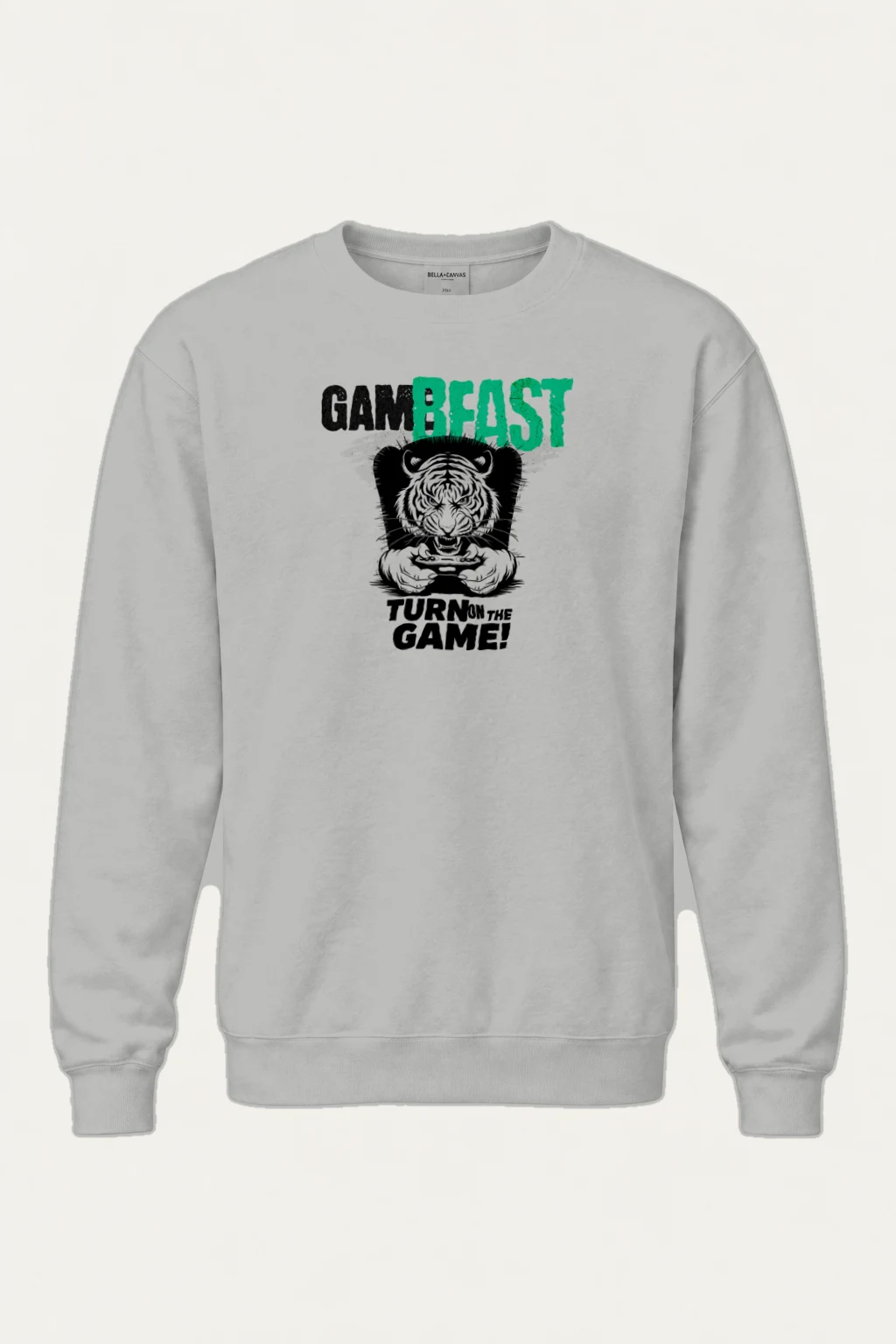 "Gamebeast Tiger" Heavy Blend Unisex Crewneck Sweatshirt | Gildan 18000