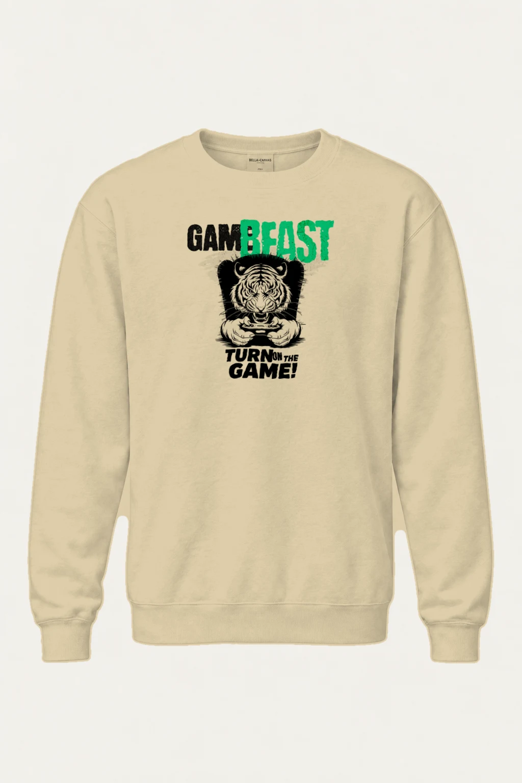 "Gamebeast Tiger" Heavy Blend Unisex Crewneck Sweatshirt | Gildan 18000