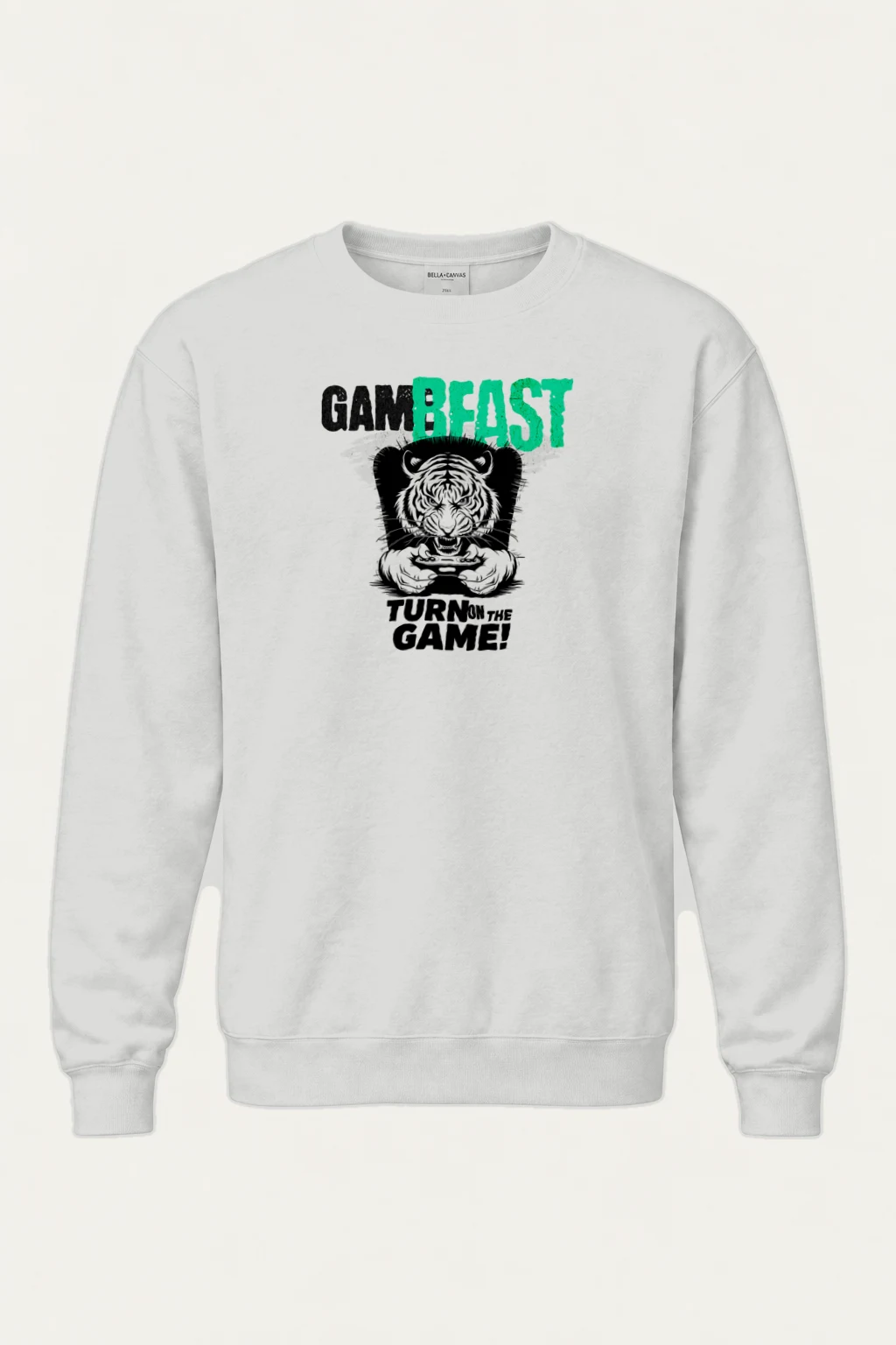 "Gamebeast Tiger" Heavy Blend Unisex Crewneck Sweatshirt | Gildan 18000