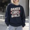 "Games Before Girls" Unisex Longsleeve T-shirt | Gildan 2400