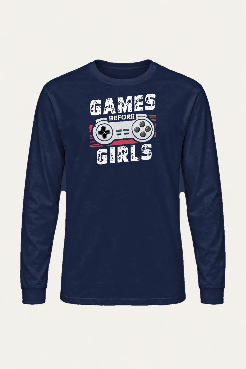 "Games Before Girls" Unisex Longsleeve T-shirt | Gildan 2400