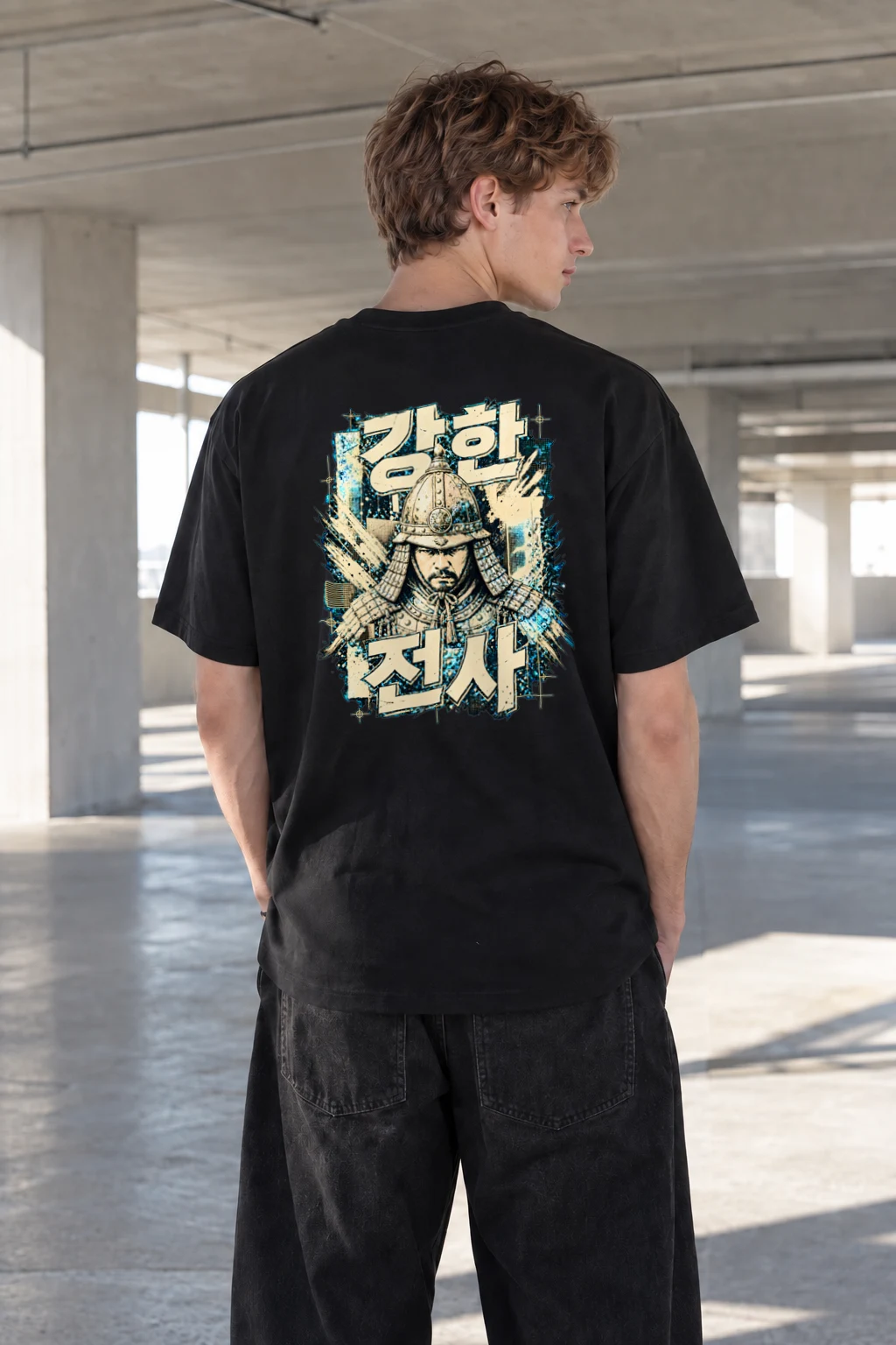 "Ganghan Jeonsa" Heavyweight Unisex Crewneck T-shirt | Gildan 5000