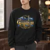 "Gold Skyline Reflection" Heavy Blend Unisex Crewneck Sweatshirt