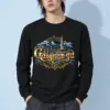"Cestrhurn Night Skyline" Unisex Longsleeve T-shirt