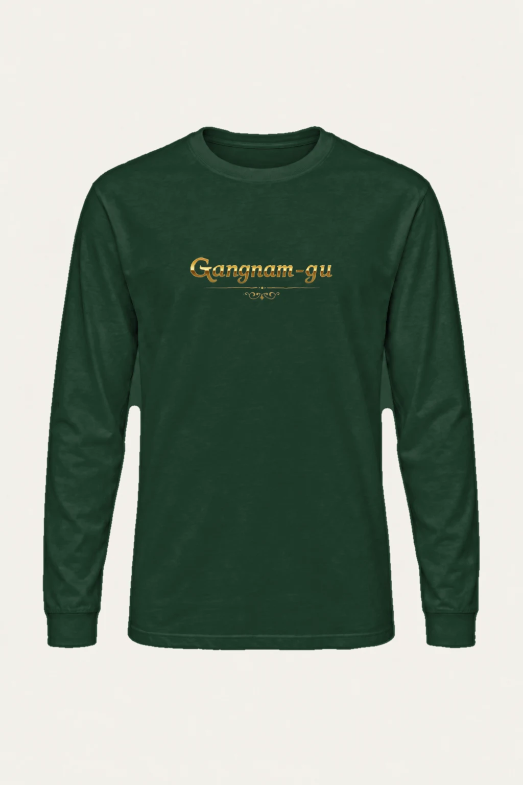 "Gangnam-Gu Emblem" Unisex Longsleeve T-shirt | Gildan 2400