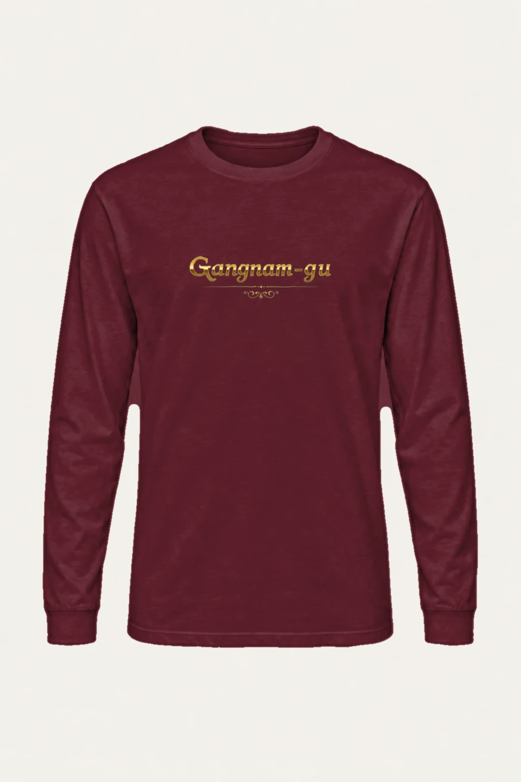 "Gangnam-Gu Emblem" Unisex Longsleeve T-shirt | Gildan 2400