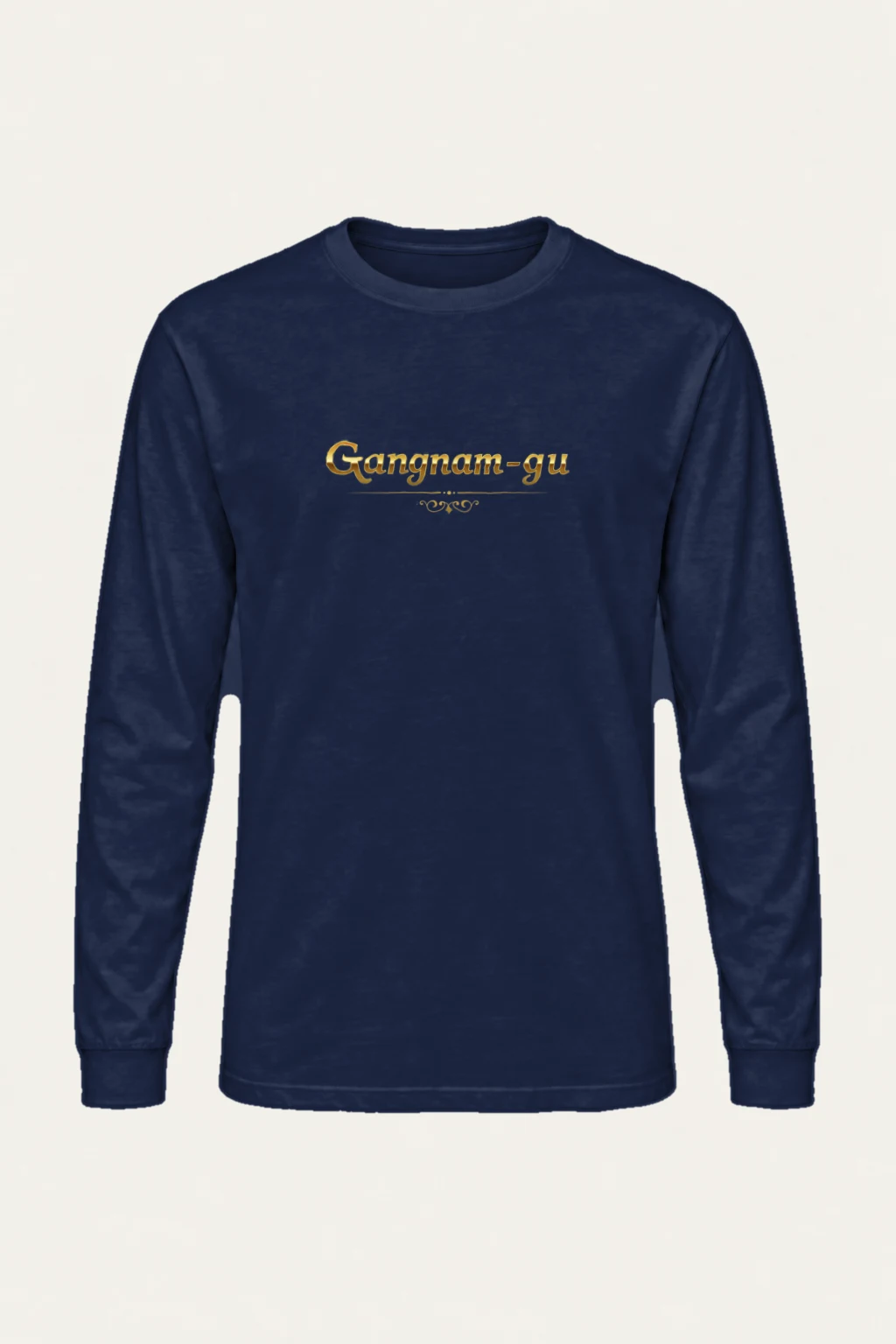 "Gangnam-Gu Emblem" Unisex Longsleeve T-shirt | Gildan 2400