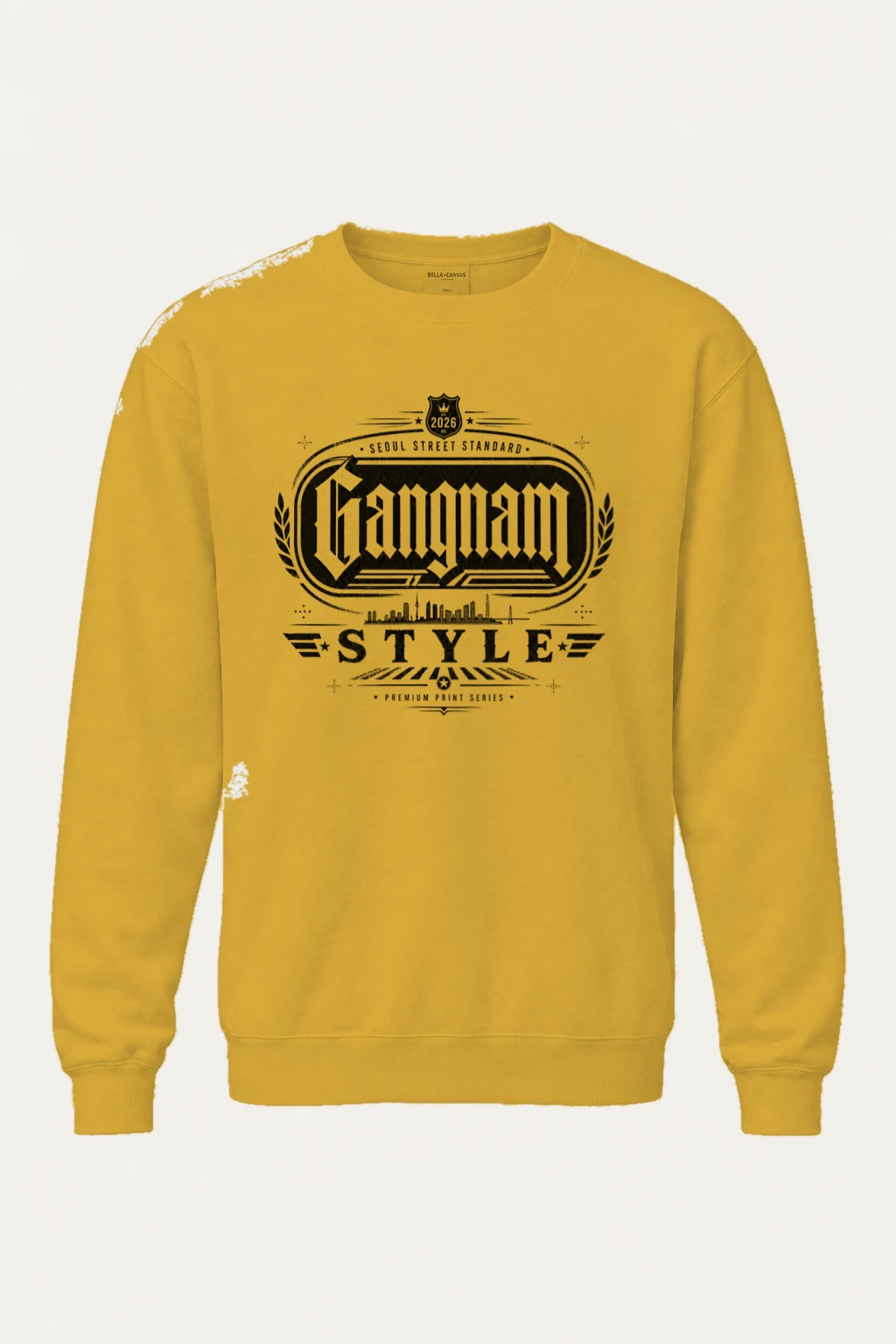 "Gangnam Street Standard" Heavy Blend Unisex Crewneck Sweatshirt | Gildan 18000