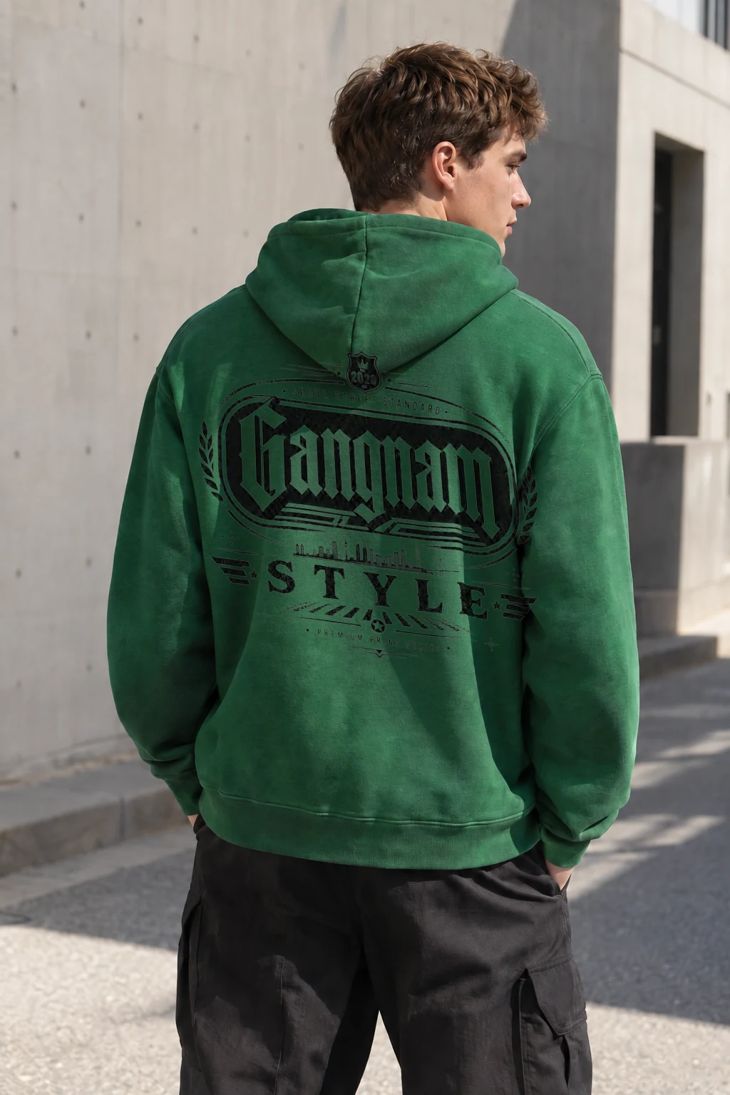 "Gangnam Street Standard" Heavy Blend Unisex Pullover Hoodie | Gildan 18500