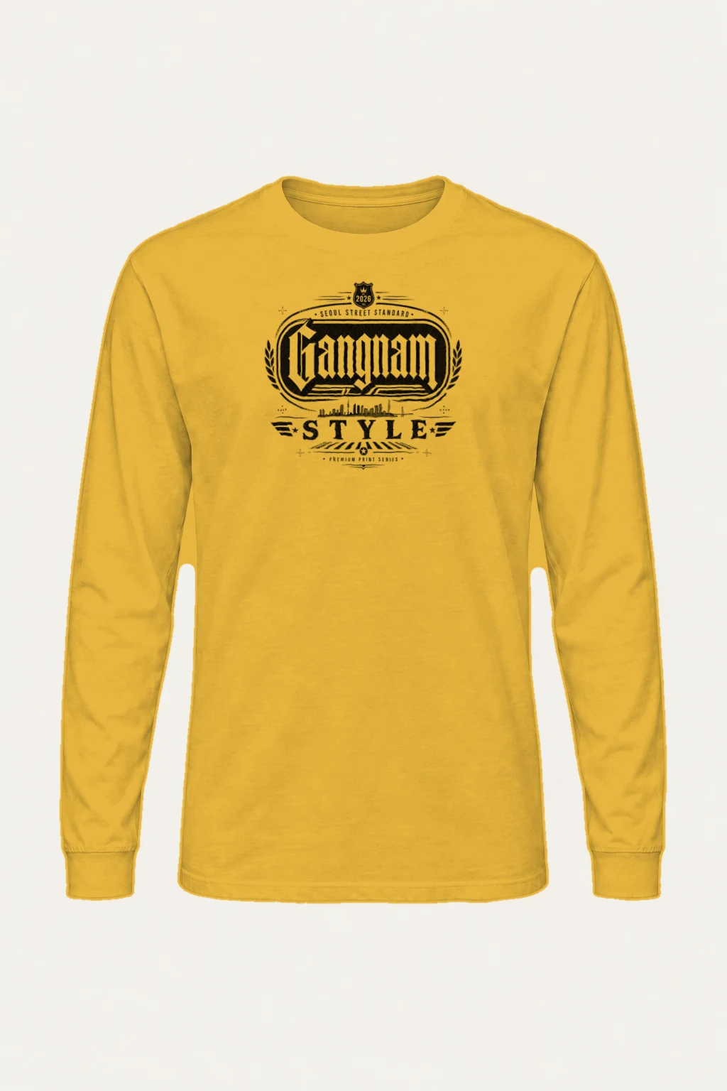 "Gangnam Style Emblem" Unisex Longsleeve T-shirt | Gildan 2400
