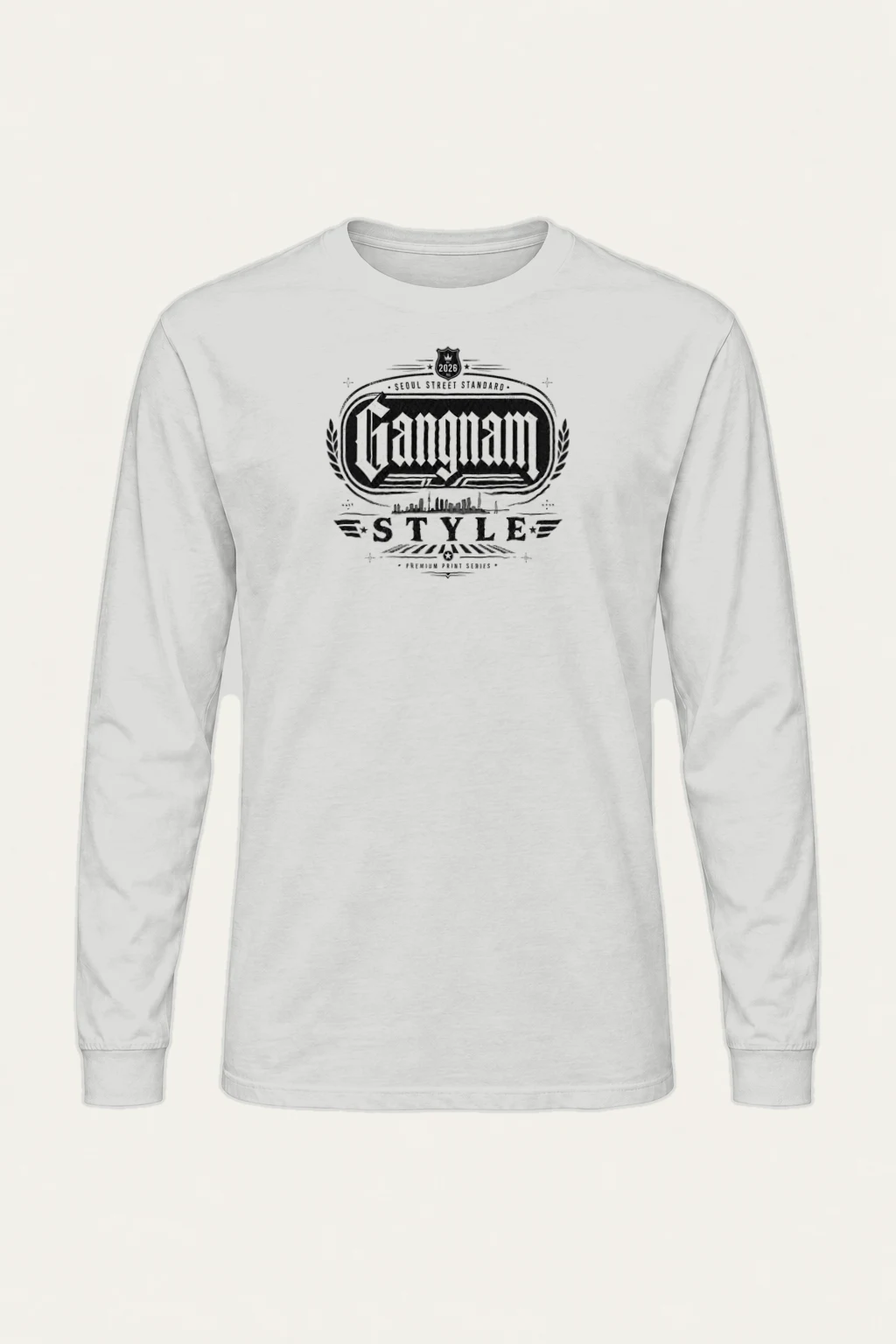 "Gangnam Style Emblem" Unisex Longsleeve T-shirt | Gildan 2400