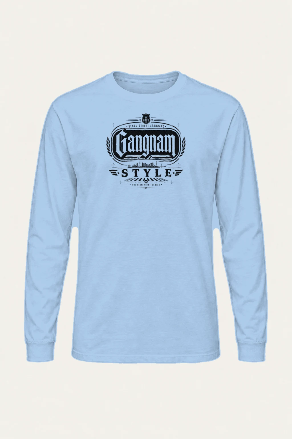 "Gangnam Style Emblem" Unisex Longsleeve T-shirt | Gildan 2400
