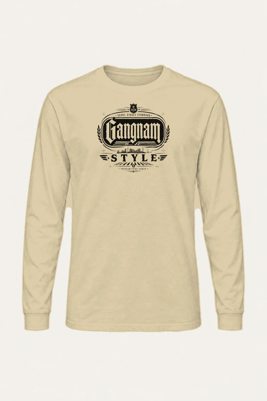 "Gangnam Style Emblem" Unisex Longsleeve T-shirt | Gildan 2400