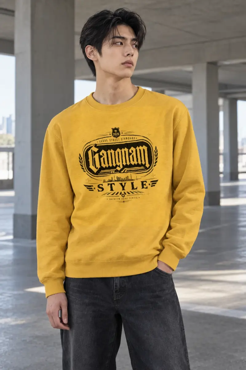 "Gangnam Style Standard" Heavy Blend Unisex Crewneck Sweatshirt