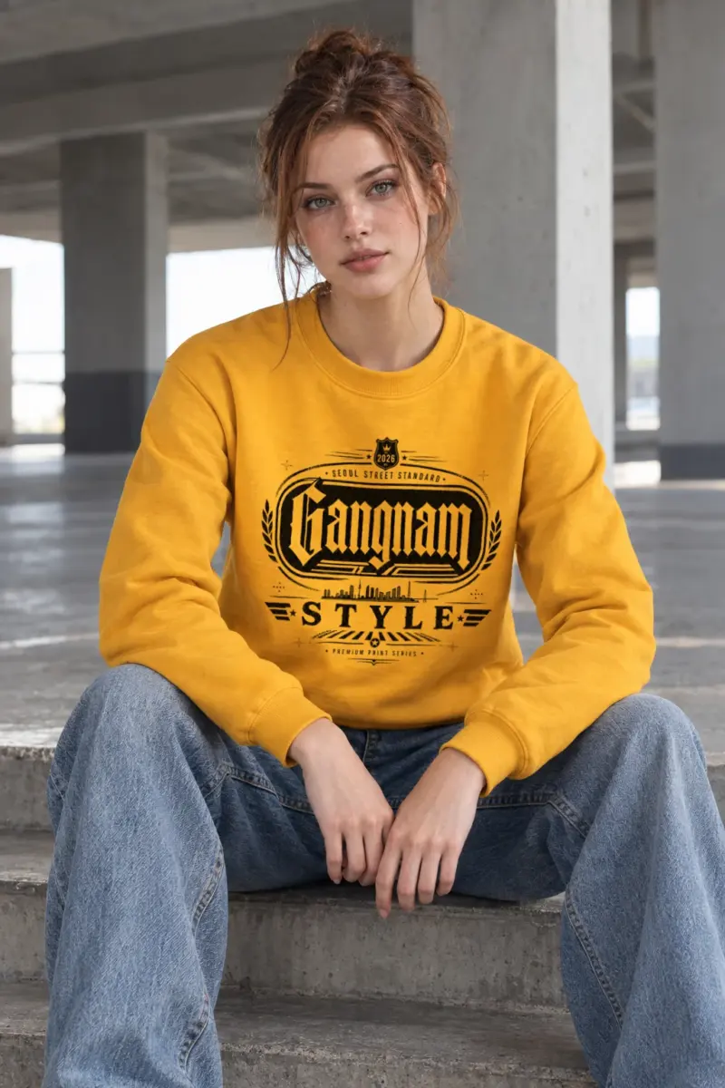 "Gangnam Style Standard" Heavy Blend Unisex Crewneck Sweatshirt