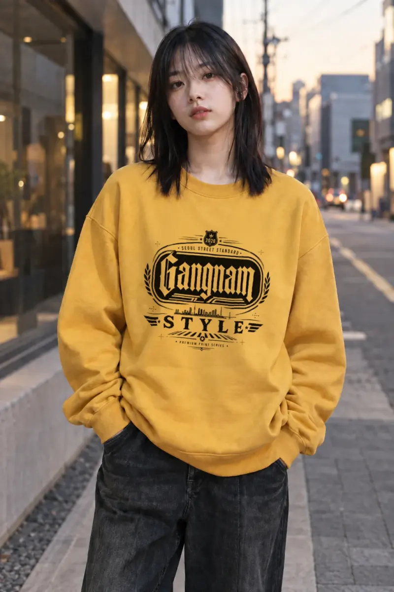 "Gangnam Style Standard" Heavy Blend Unisex Crewneck Sweatshirt | Gildan 18000