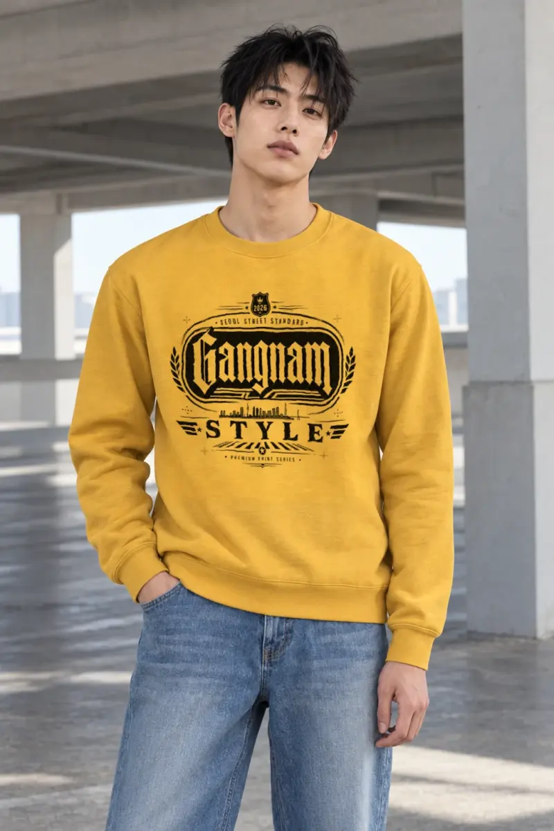 "Gangnam Style Standard" Heavy Blend Unisex Crewneck Sweatshirt