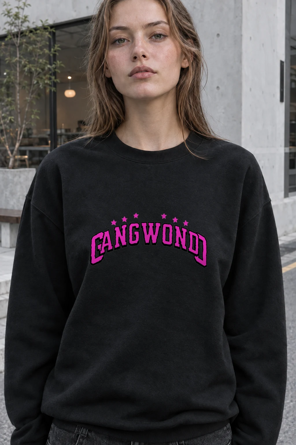 "Gangwondo Varsity Stars" Heavy Blend Unisex Crewneck Sweatshirt | Gildan 18000