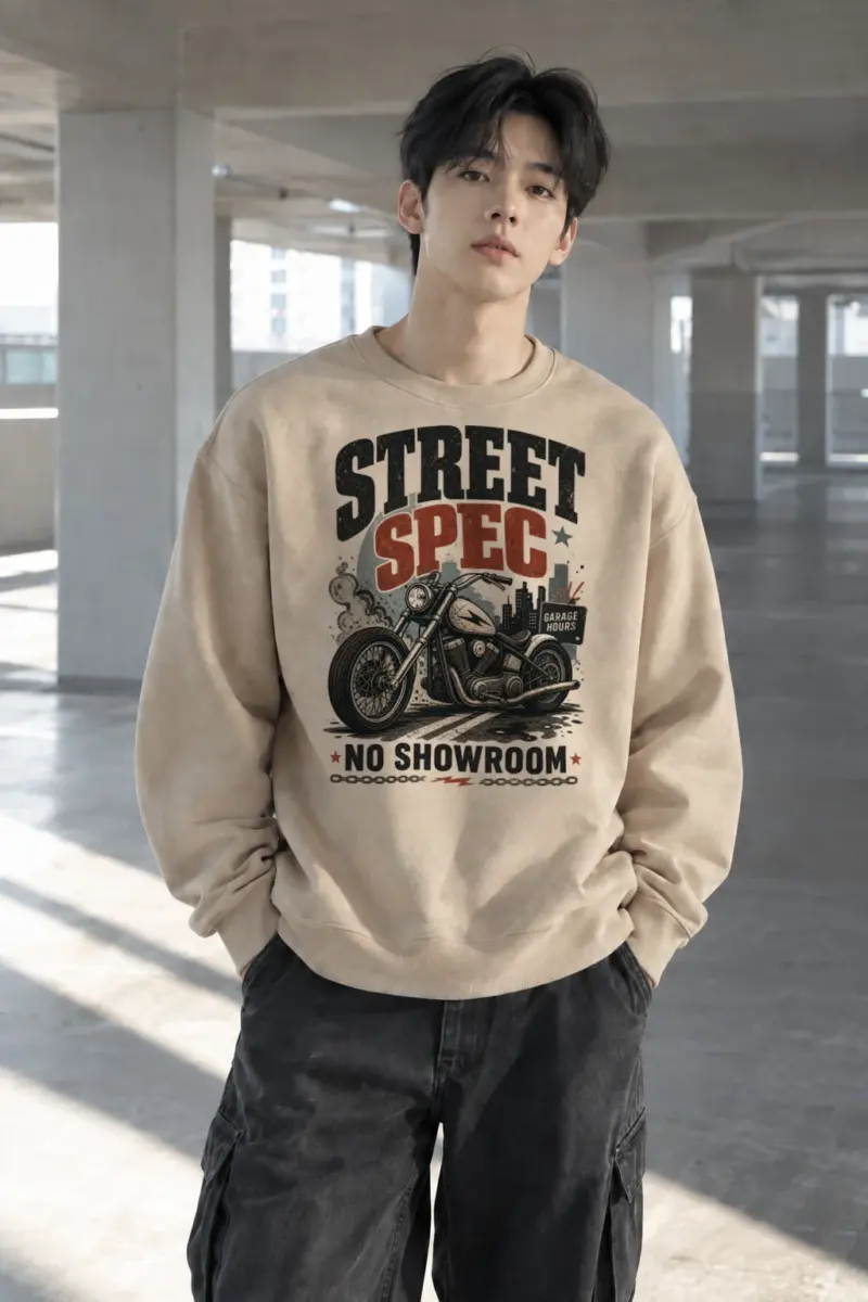 "Garage Hours" Heavy Blend Unisex Crewneck Sweatshirt | Gildan 18000