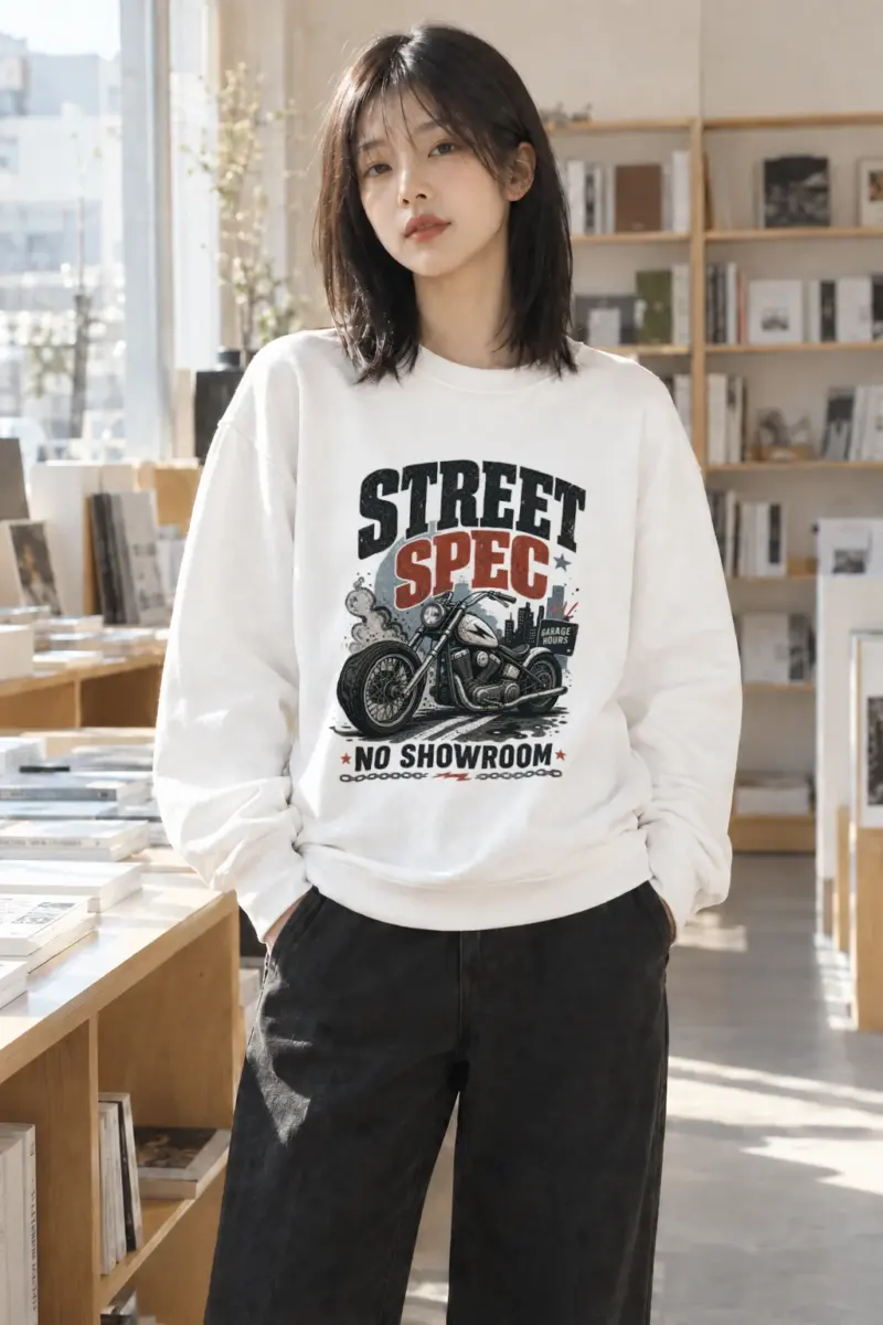 "Garage Hours" Heavy Blend Unisex Crewneck Sweatshirt | Gildan 18000