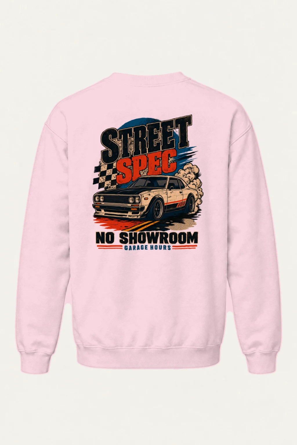 "Garage Hours" Heavy Blend Unisex Crewneck Sweatshirt | Gildan 18000