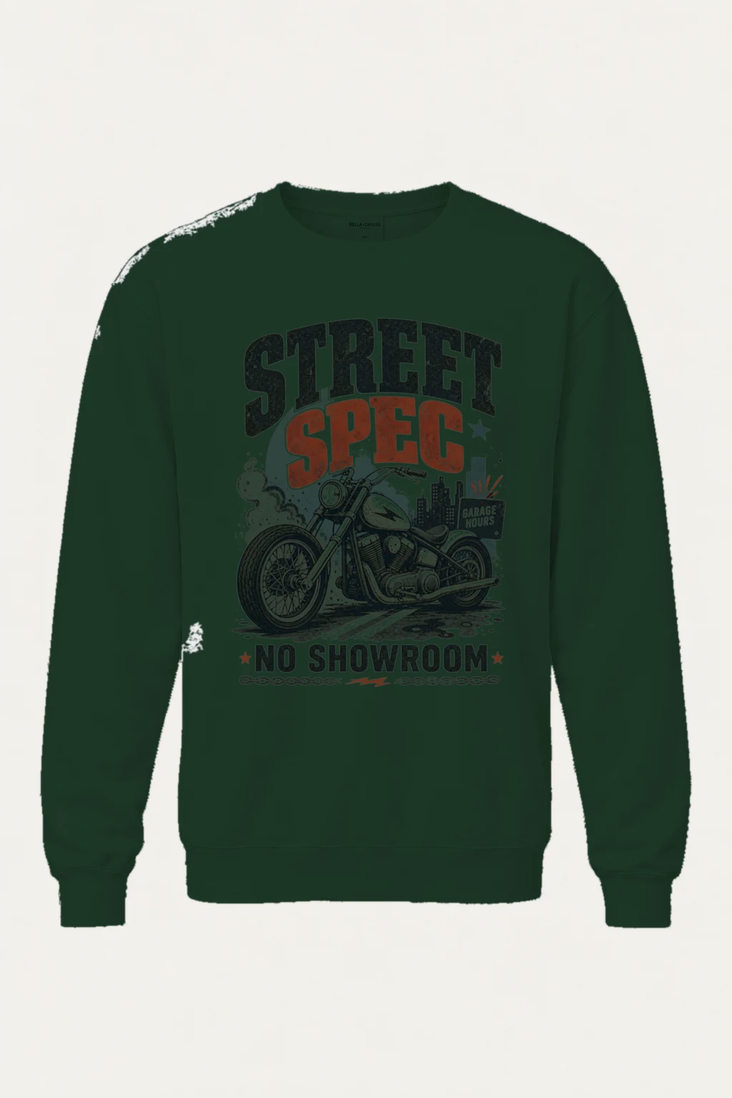 "Garage Hours" Heavy Blend Unisex Crewneck Sweatshirt | Gildan 18000