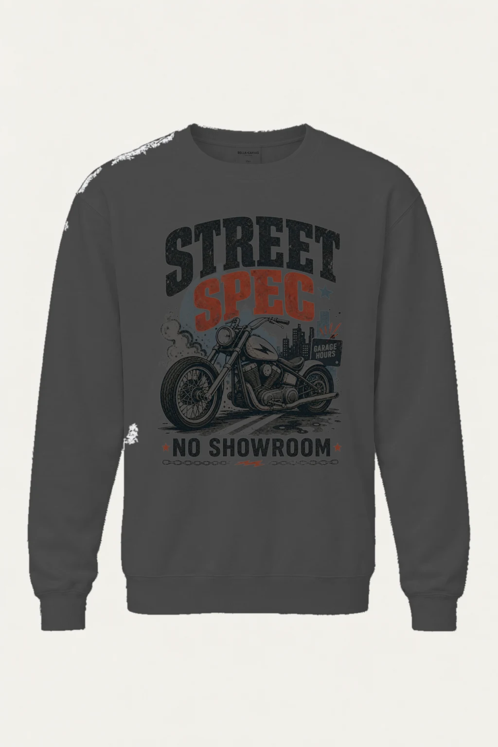 "Garage Hours" Heavy Blend Unisex Crewneck Sweatshirt | Gildan 18000