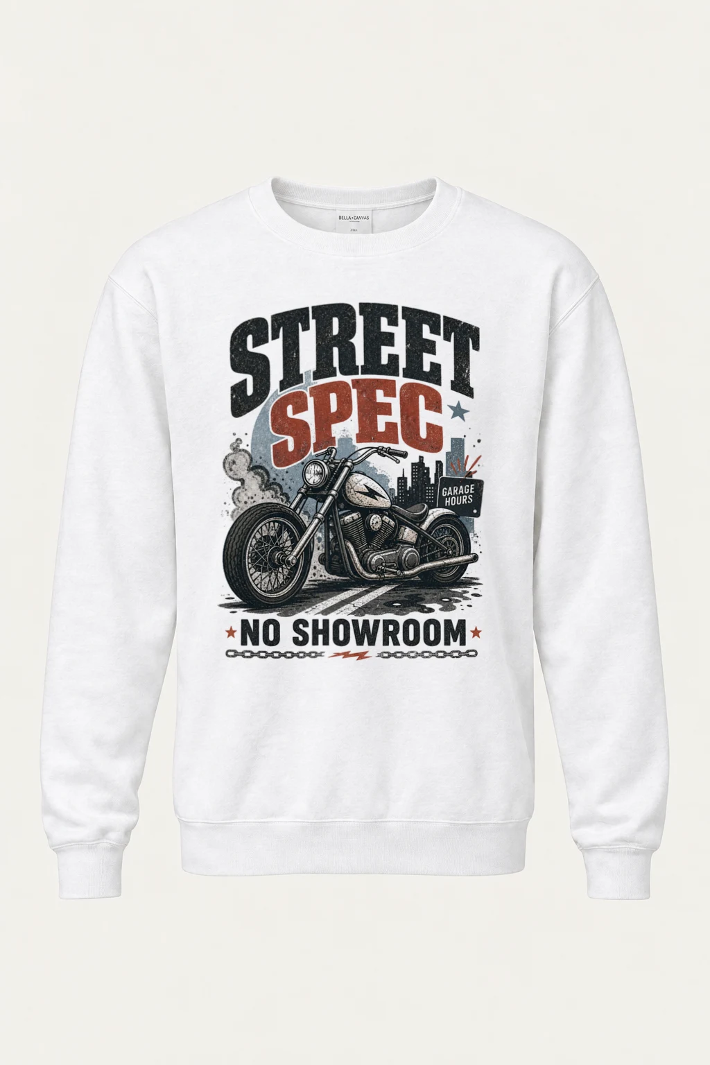 "Garage Hours" Heavy Blend Unisex Crewneck Sweatshirt | Gildan 18000