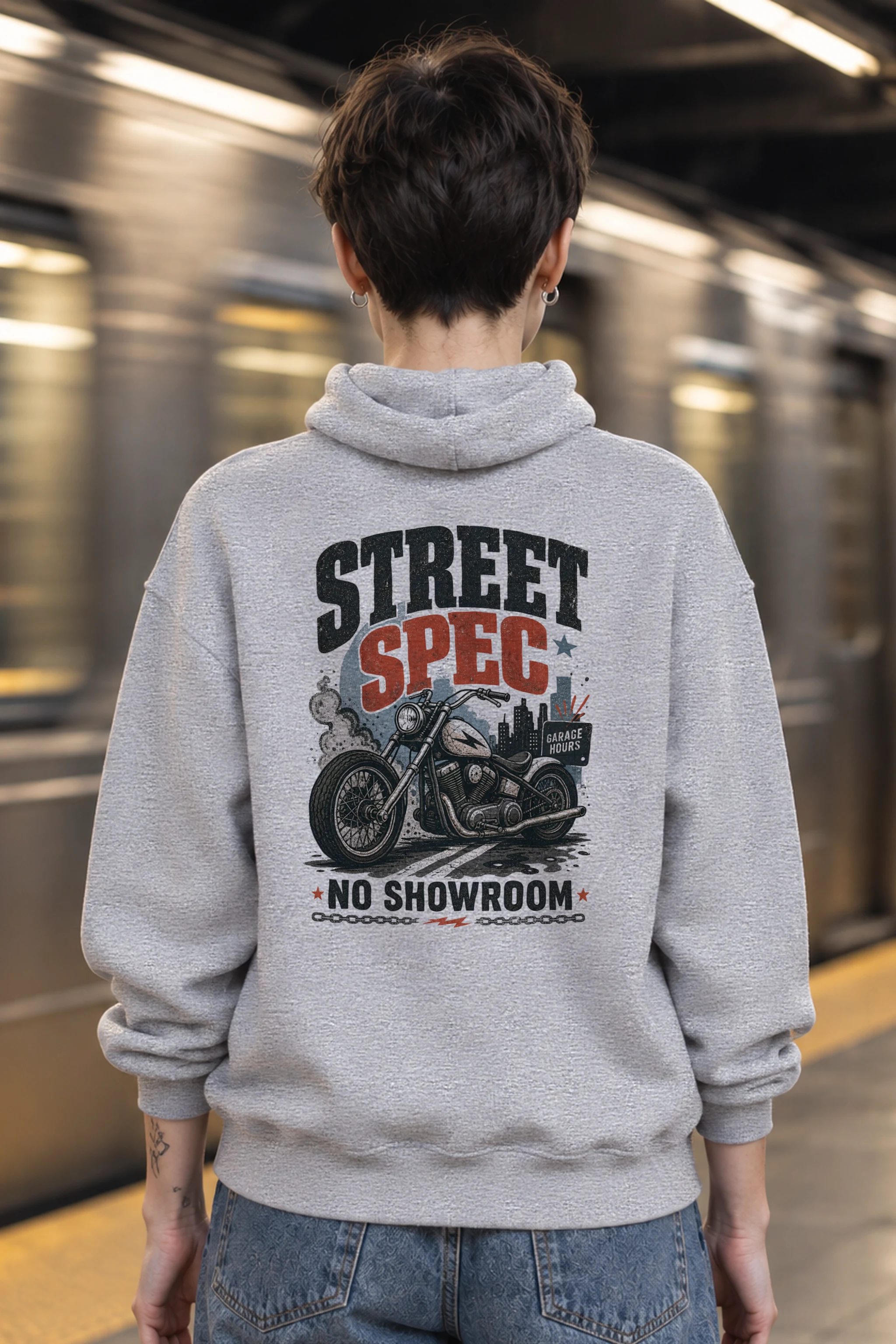 "Garage Hours" 1 Pullover Hoodie