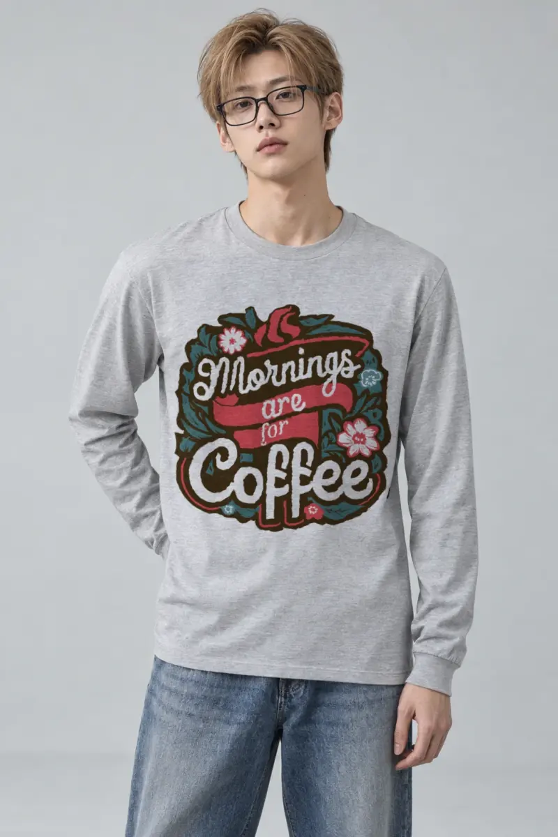 "Garden Brew Lettering" Unisex Longsleeve T-shirt