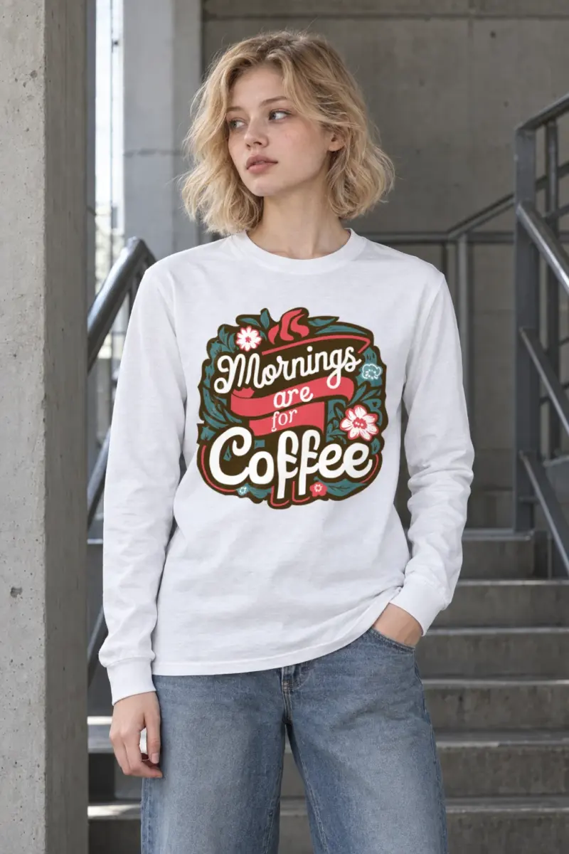 "Garden Brew Lettering" Unisex Longsleeve T-shirt