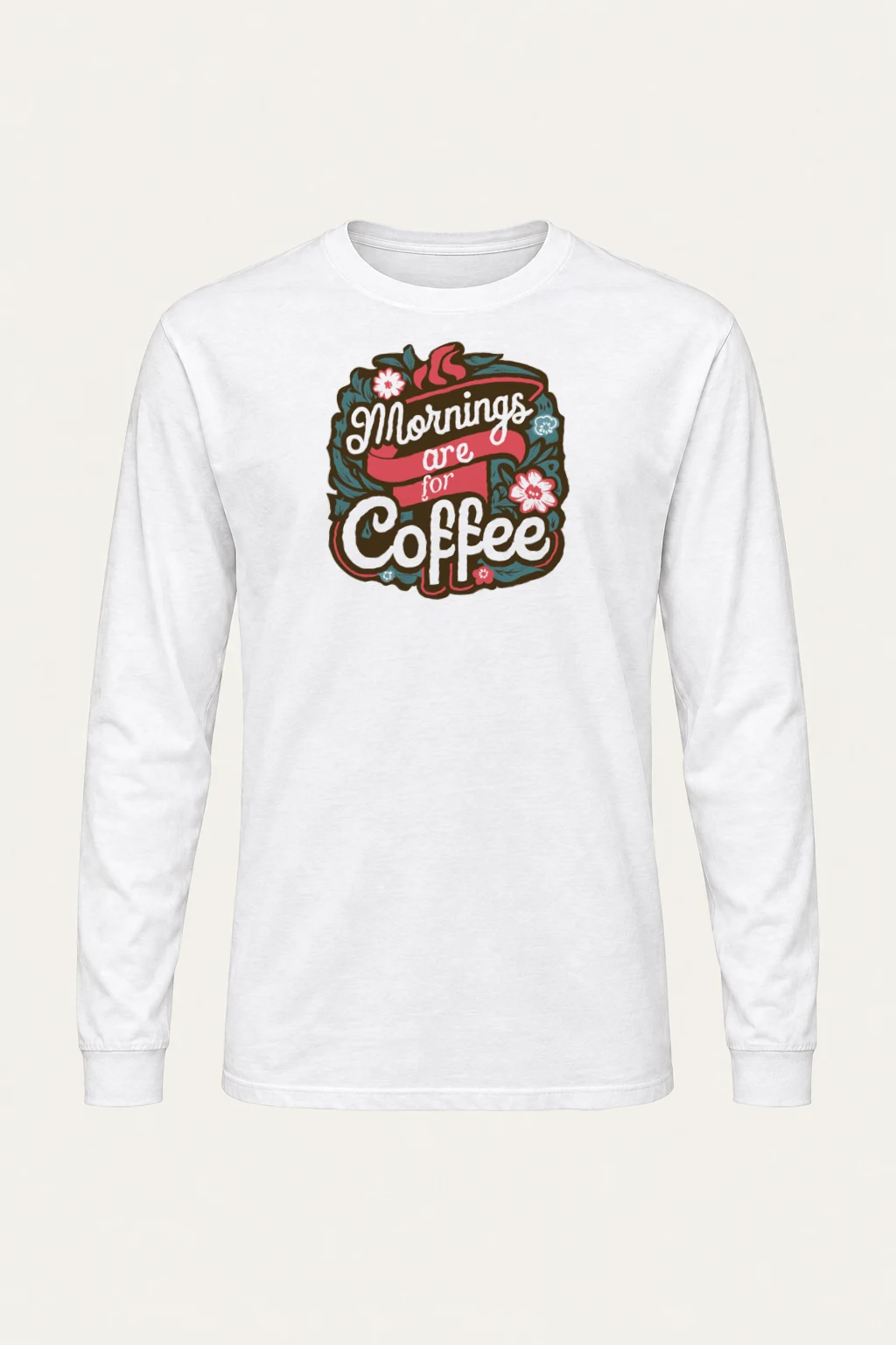 "Garden Brew Lettering" Unisex Longsleeve T-shirt | Gildan 2400