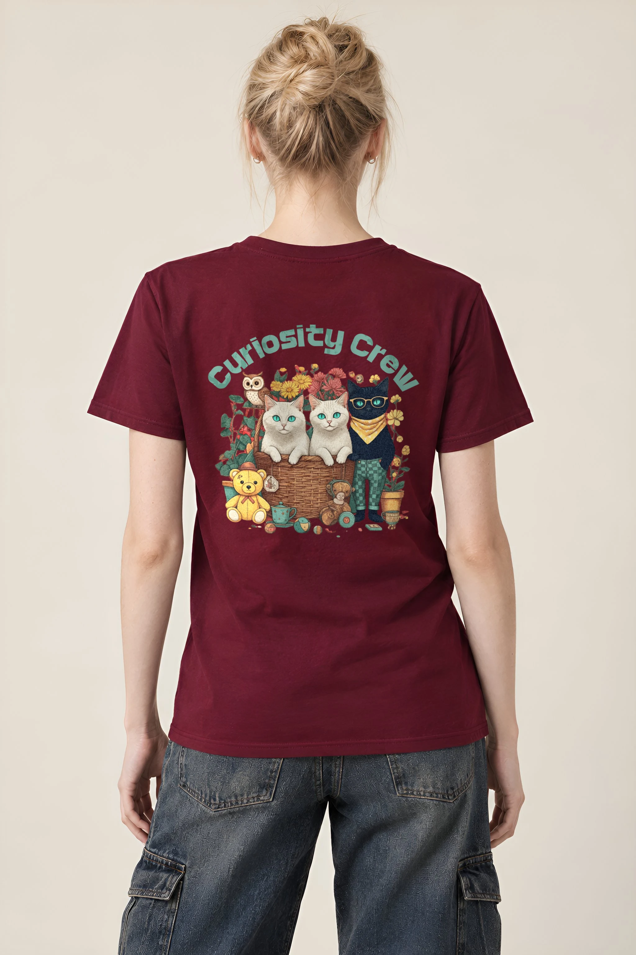 "Garden Pals Society" Heavyweight Unisex Crewneck T-shirt