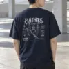 "Gargoyle Cathedral" Heavyweight Unisex Crewneck T-shirt | Gildan 5000